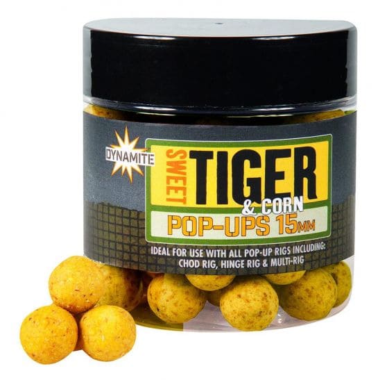 Sweet Tiger & Corn Pop-Ups 15 mm - Dynamite Bait