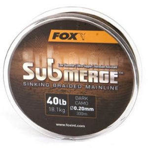Tresse Carpe Submerge Sinking Braided Mainline 300m - Fox