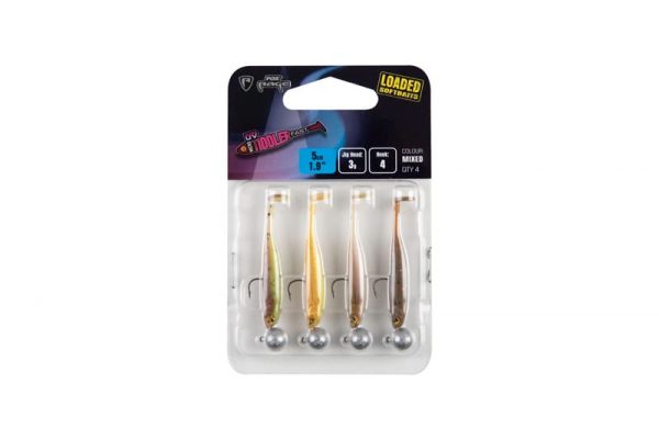Kit Leurres Souples Armés Ultra Uv Micro Tiddler Fast Loaded Lure Pack - Fox Rage