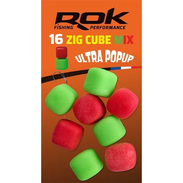 Zig Cube Mix 12mm - Rok Rouge/Vert
