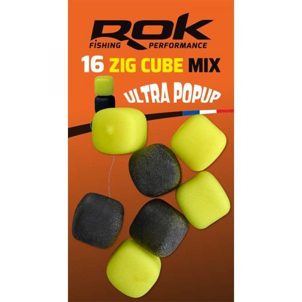 Zig Cube Mix 12mm - Rok Jaune/Noir