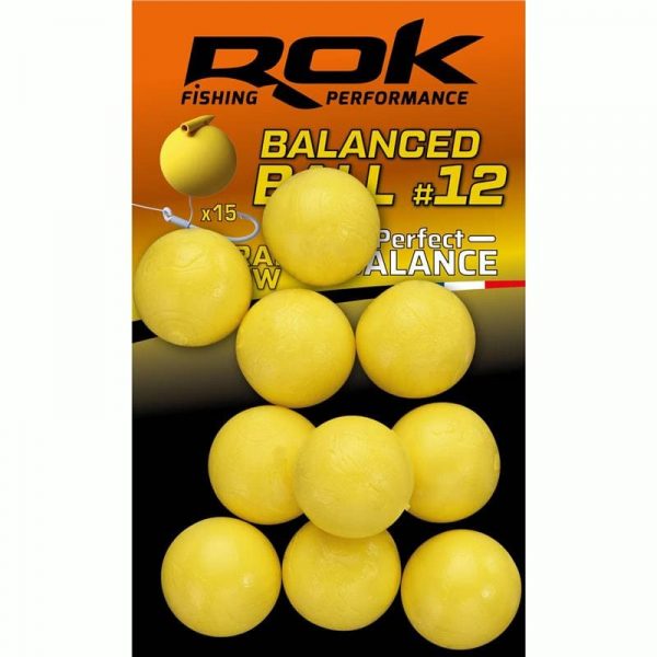 Gamme Appats Artificiel Equilibrés Perfect Balanced Natural Yellow - Rok Balanced Ball #12
