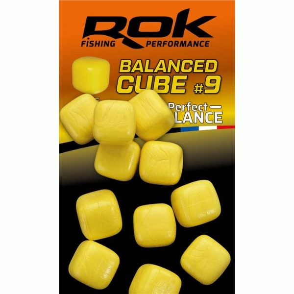 Gamme Appats Artificiel Equilibrés Perfect Balanced Natural Yellow - Rok Balanced Cube #10