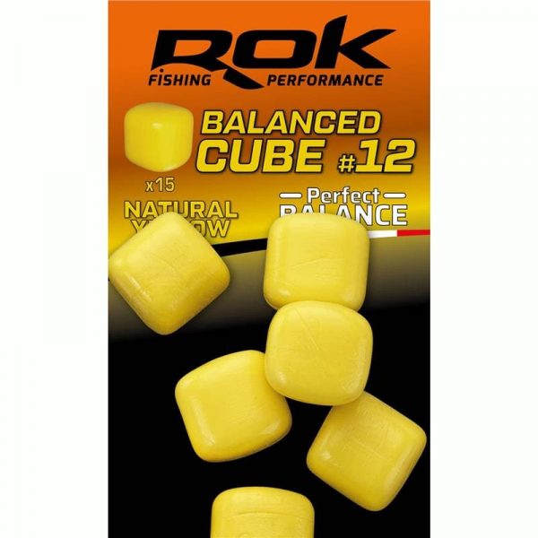 Gamme Appats Artificiel Equilibrés Perfect Balanced Natural Yellow - Rok Balanced Cube #12