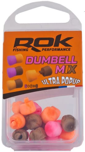 Dumbell Mix 9mm - Rok Rose/Orange/Marron